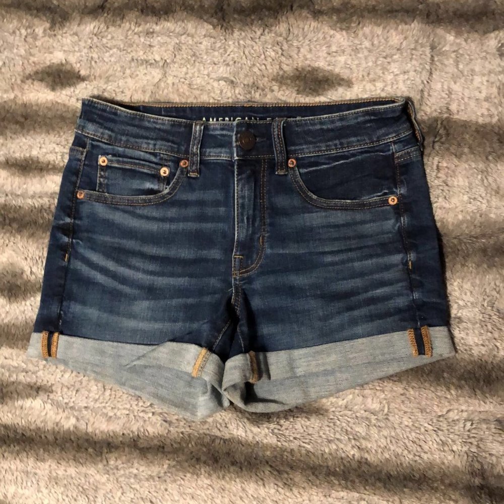 American Eagle Midi Jean Shorts